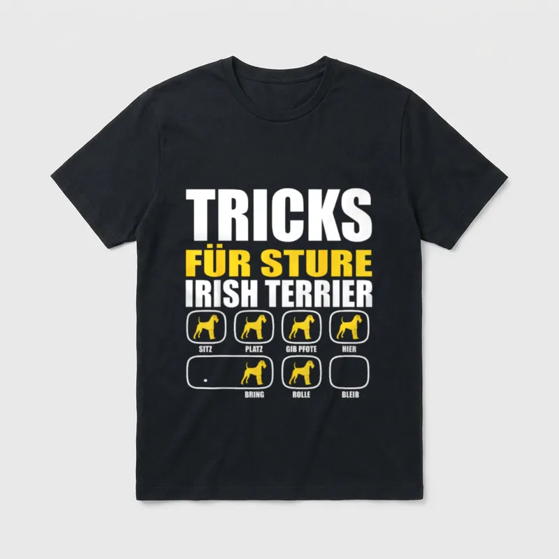 Tricks Für Sture Irish T-Shirt – Klassisches T-Shirt in Schwarz