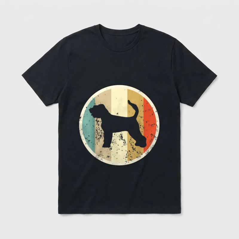 Retro Vintage Grunge Style Russischer T-Shirt – Klassisches T-Shirt in Schwarz