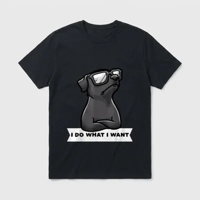 Sturer Patterdale terrier Hund Weitere Terrier T-Shirt – Klassisches T-Shirt in Schwarz
