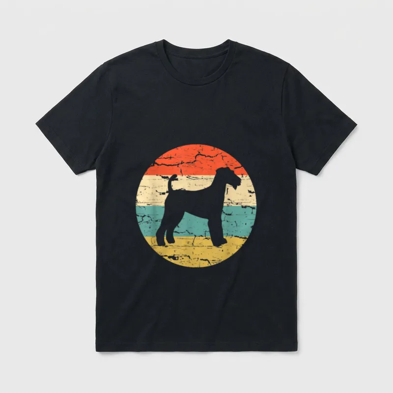 Airedale-Terrier-Mama Vintage Dad T-Shirt – Klassisches T-Shirt in Schwarz