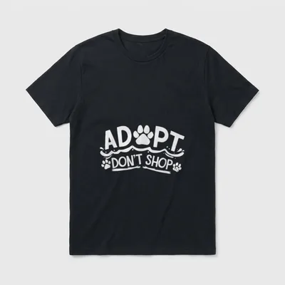 Tierheim Hunde retten Tierschutz T-Shirt – Klassisches T-Shirt in Schwarz