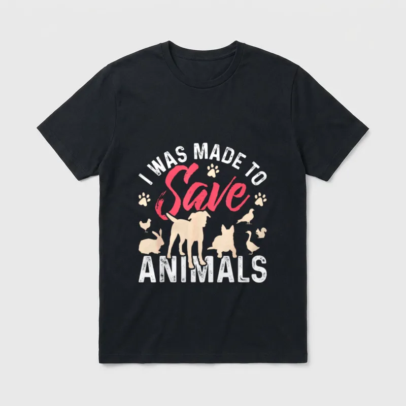 Tierschutz Hunderettung Hund Tierheim T-Shirt – Klassisches T-Shirt in Schwarz