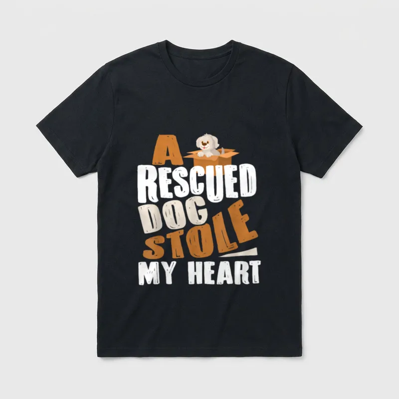 Hunde retten Tierschutz Hund T-Shirt – Klassisches T-Shirt in Schwarz