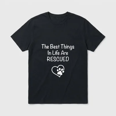The Best Things T-Shirt – Klassisches T-Shirt in Schwarz