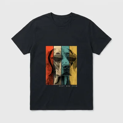 Vintage Weimaraner Hund Mama T-Shirt – Klassisches T-Shirt in Schwarz