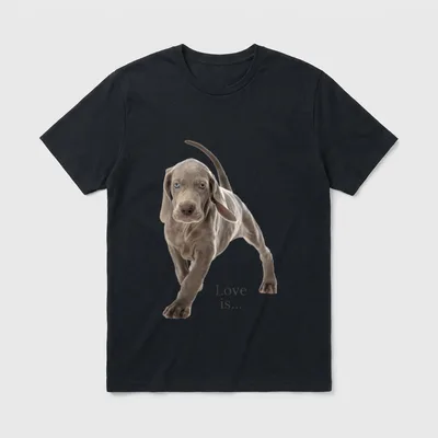 Weimaraner für Hunde Mutter T-Shirt – Klassisches T-Shirt in Schwarz
