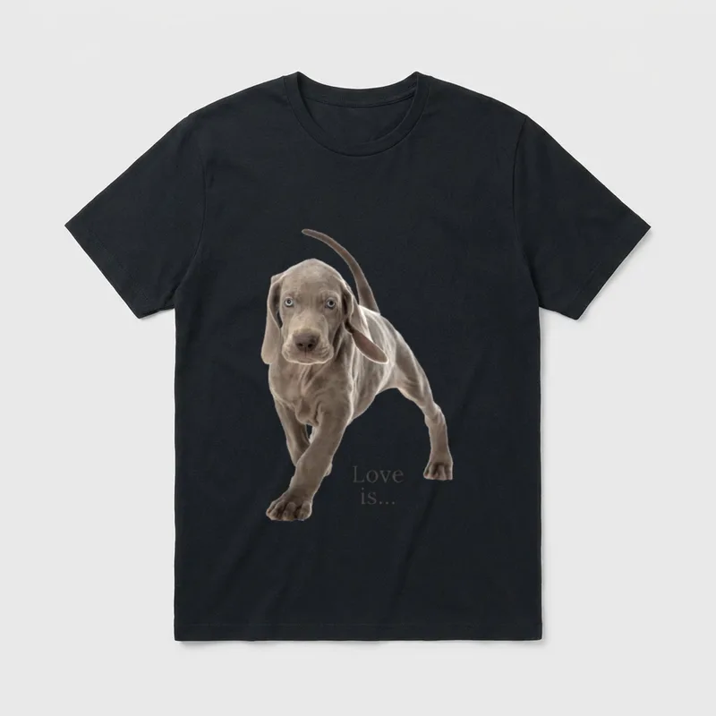 Weimaraner für Hunde Mutter T-Shirt – Klassisches T-Shirt in Schwarz