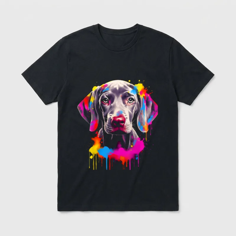 Weimaraner Welpe Bester Hund T-Shirt – Klassisches T-Shirt in Schwarz