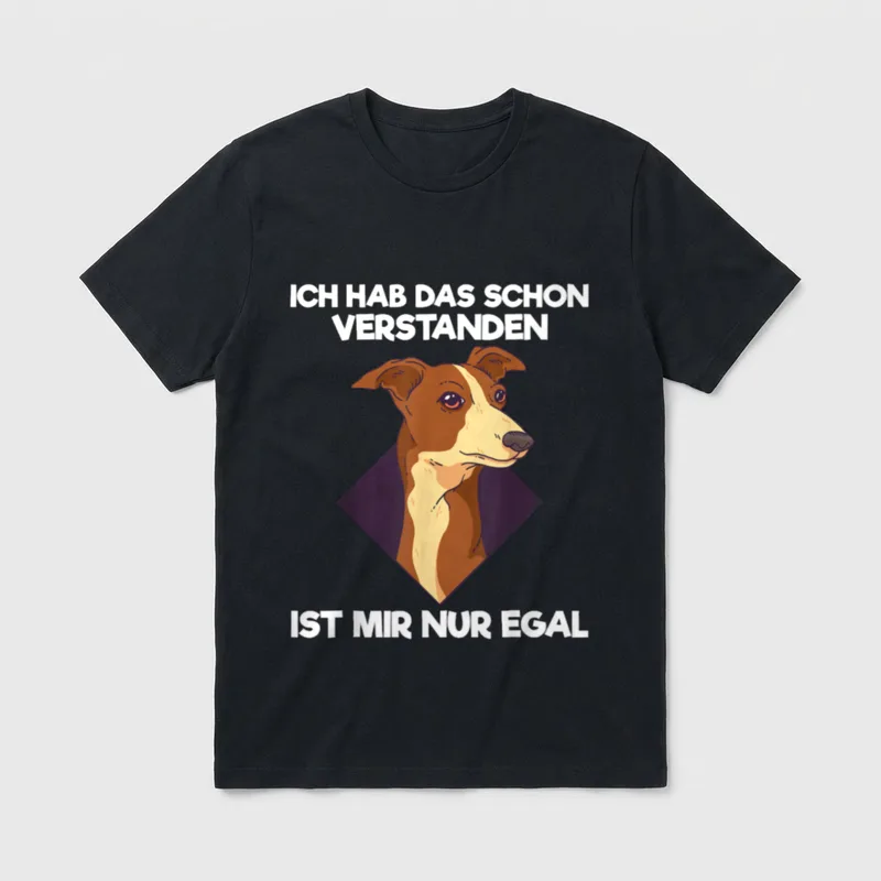 Podenco Hunde Ibizan Hund T-Shirt – Klassisches T-Shirt in Schwarz