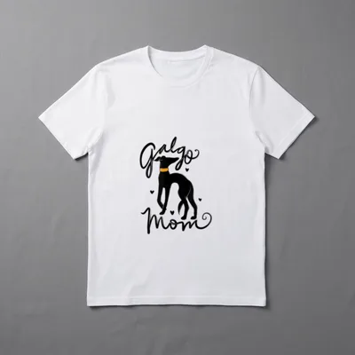 Galgo Mom fun black T-Shirt – Klassisches T-Shirt in Schwarz