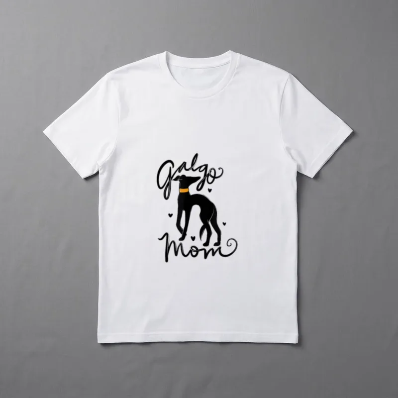 Galgo Mom fun black T-Shirt – Klassisches T-Shirt in Schwarz
