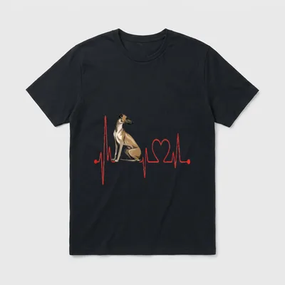 Galgo Español Spanischer Windhund T-Shirt – Klassisches T-Shirt in Schwarz