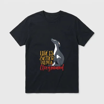 Funny Life is Better T-Shirt – Klassisches T-Shirt in Schwarz