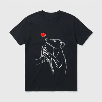 Windhund Greyhound Hunde Frauchen T-Shirt – Klassisches T-Shirt in Schwarz