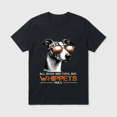 All Dogs are Cool T-Shirt – Klassisches T-Shirt in Schwarz