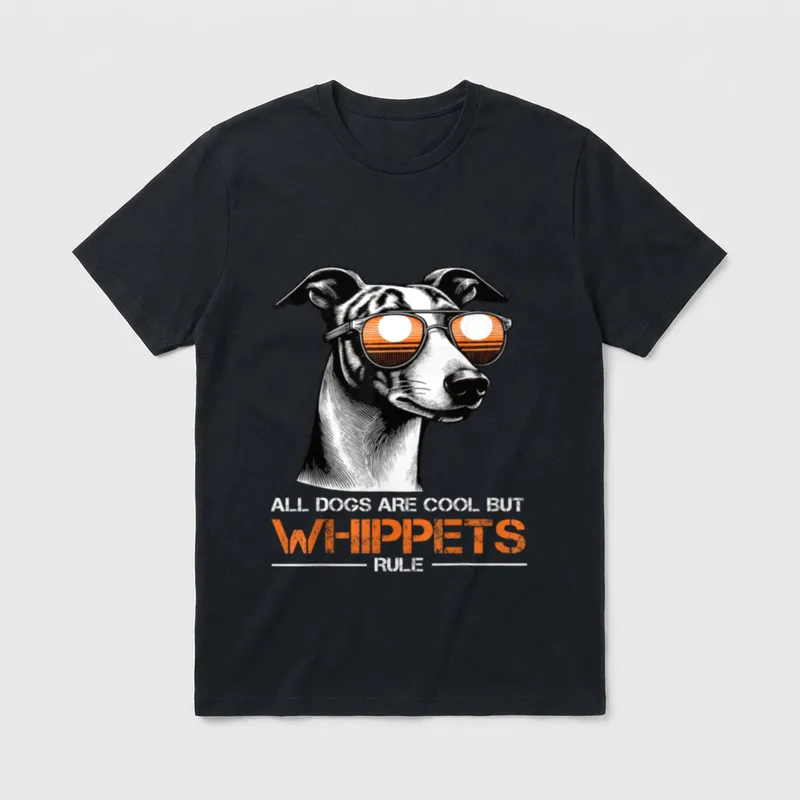 All Dogs are Cool T-Shirt – Klassisches T-Shirt in Schwarz