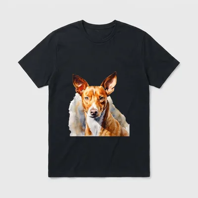 Podenco Hund Podenco Art T-Shirt – Klassisches T-Shirt in Schwarz