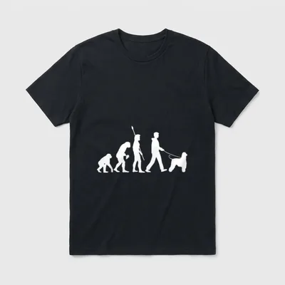 Afghane Windhund T-Shirt – Klassisches T-Shirt in Schwarz