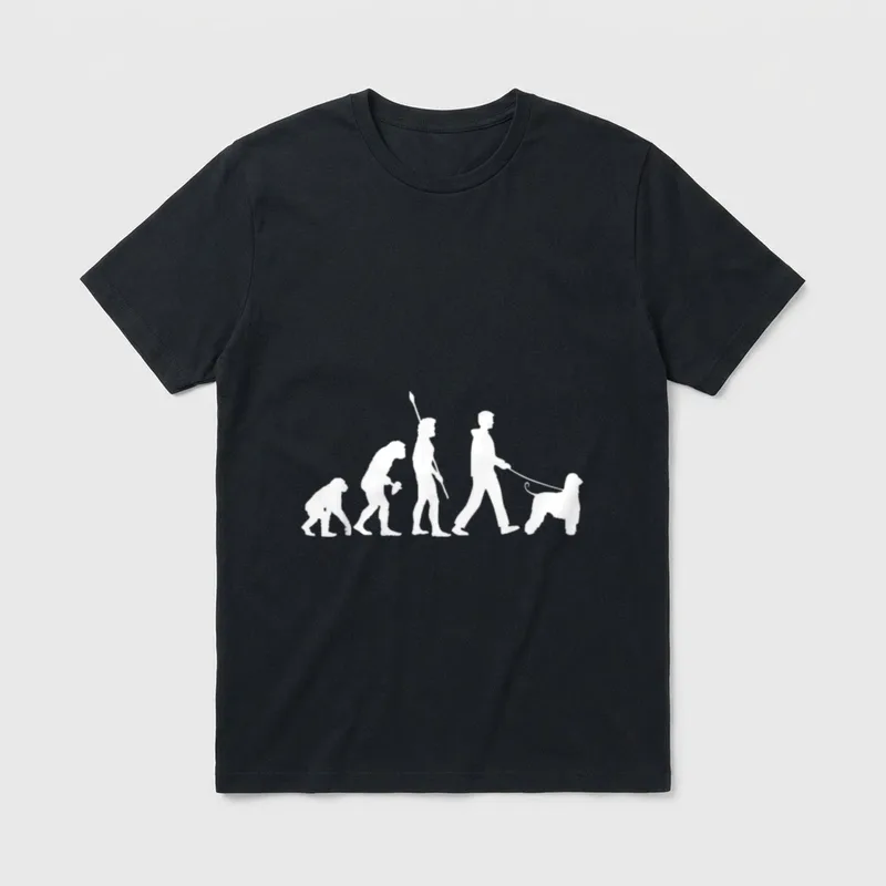 Afghane Windhund T-Shirt – Klassisches T-Shirt in Schwarz