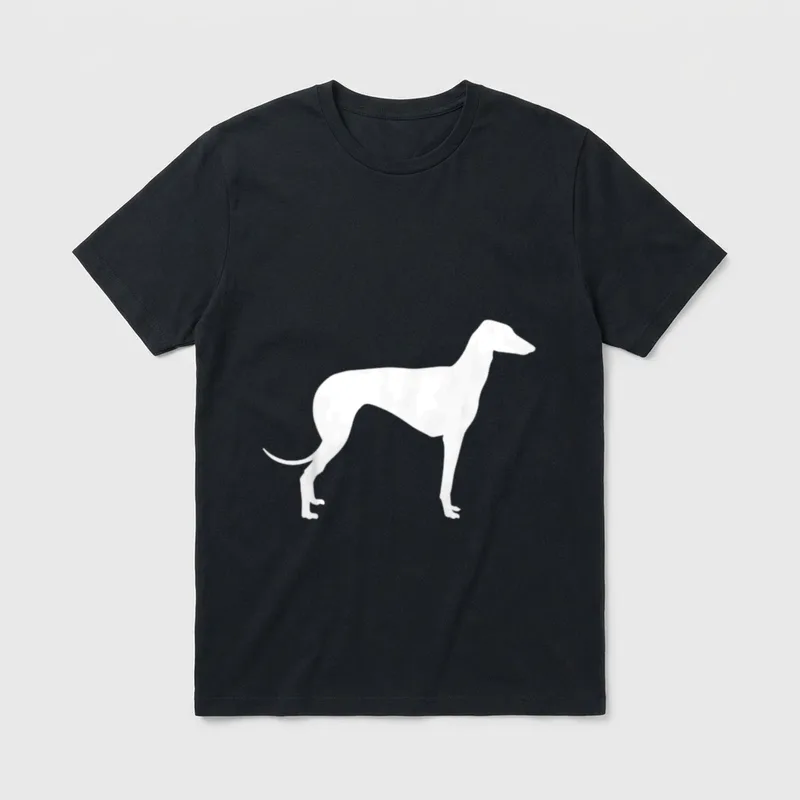 Galgo Espanol Windhund Hunde T-Shirt – Klassisches T-Shirt in Schwarz