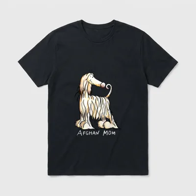 Afghanischer Windhund Mama I T-Shirt – Klassisches T-Shirt in Schwarz