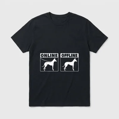 Podenco Canario Ibizian Hound T-Shirt – Klassisches T-Shirt in Schwarz