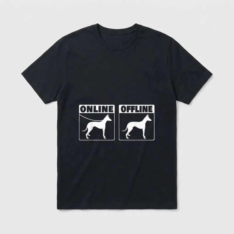 Podenco Canario Ibizian Hound T-Shirt – Klassisches T-Shirt in Schwarz