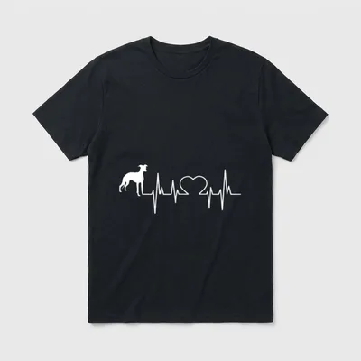 Whippet für Frauen Männer Windhunde T-Shirt – Klassisches T-Shirt in Schwarz