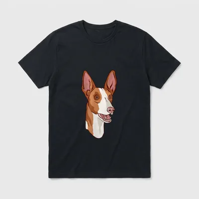 Podenco Podengo Hund Spanische T-Shirt – Klassisches T-Shirt in Schwarz