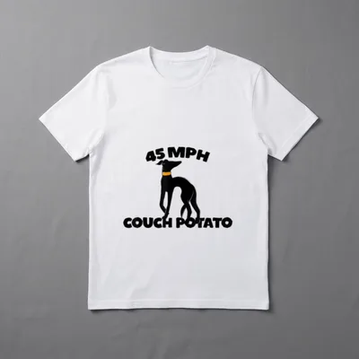 45 MPH Couch Potato T-Shirt – Klassisches T-Shirt in Schwarz
