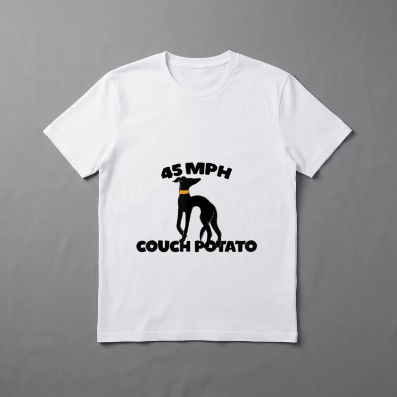 45 MPH Couch Potato T-Shirt – Klassisches T-Shirt in Schwarz