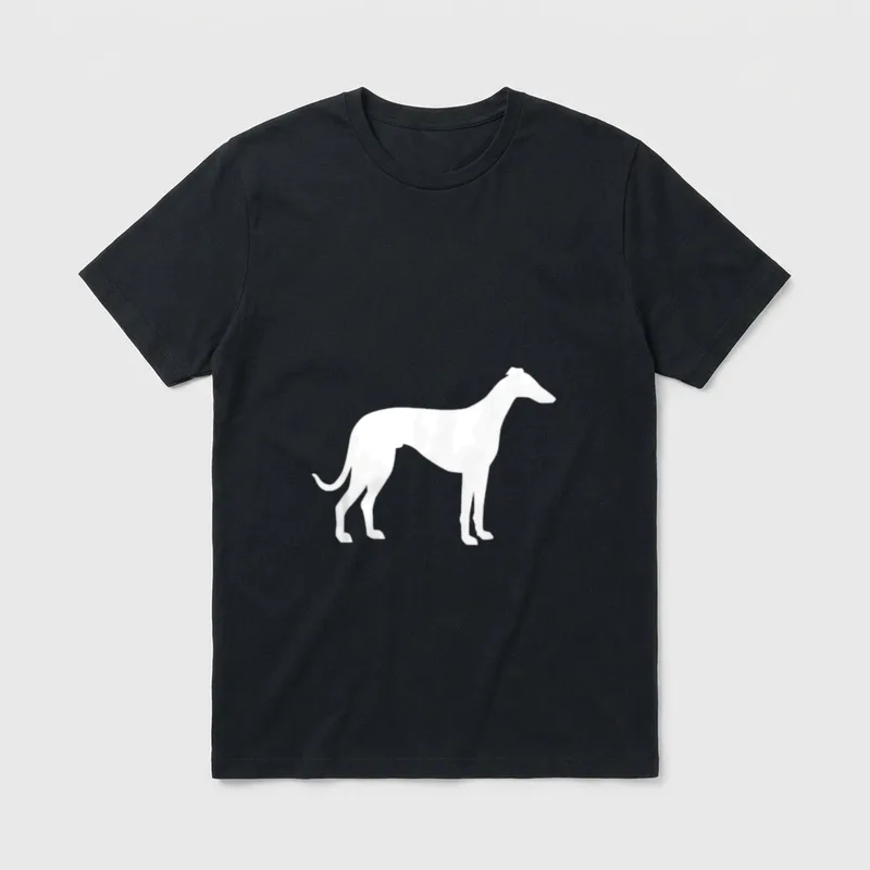 Italienischer Windhund T-Shirt – Klassisches T-Shirt in Schwarz