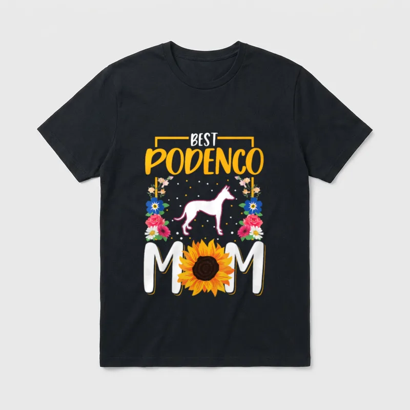 Beste Podenco Mama Ibizian T-Shirt – Klassisches T-Shirt in Schwarz