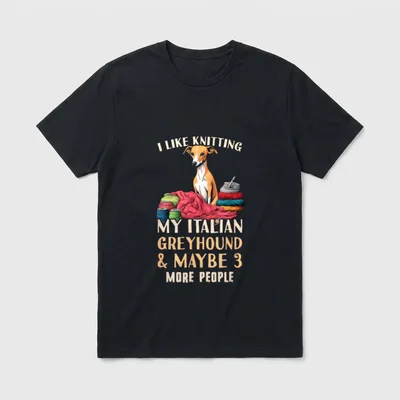 Italian Greyhound Mom Outfit T-Shirt – Klassisches T-Shirt in Schwarz