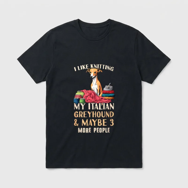 Italian Greyhound Mom Outfit T-Shirt – Klassisches T-Shirt in Schwarz