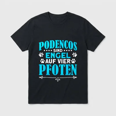 Podenco Ibizan Hund Windhund T-Shirt – Klassisches T-Shirt in Schwarz