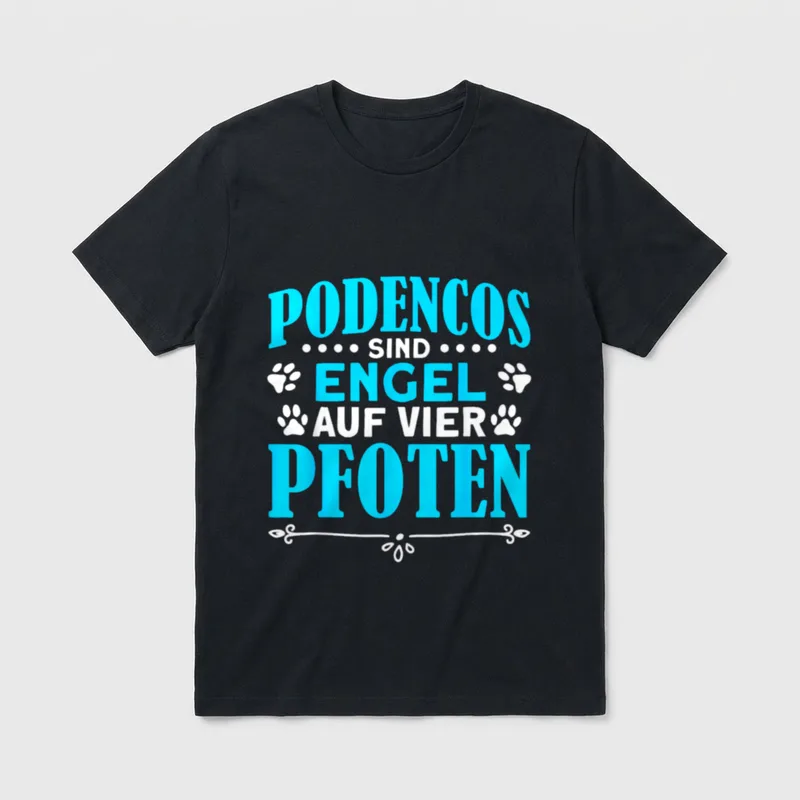 Podenco Ibizan Hund Windhund T-Shirt – Klassisches T-Shirt in Schwarz