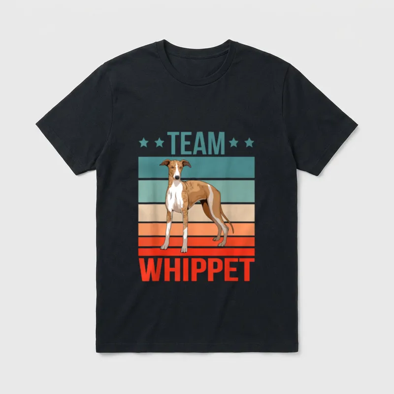 Team Whippet Hunde Besitzer T-Shirt – Klassisches T-Shirt in Schwarz