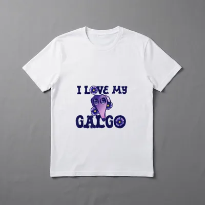 I Love my Galgo T-Shirt – Klassisches T-Shirt in Schwarz