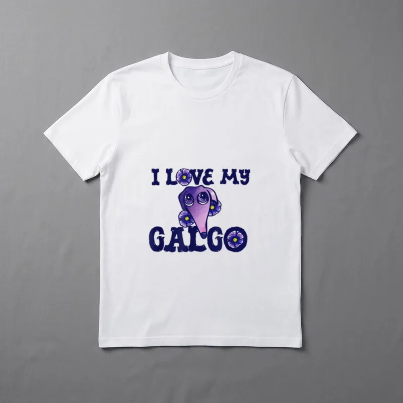 I Love my Galgo T-Shirt – Klassisches T-Shirt in Schwarz
