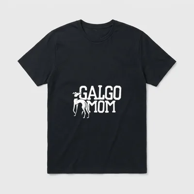 Galgo-Mammaspaßgalgos entwerfen Windhundkunst T-Shirt – Klassisches T-Shirt in Schwarz