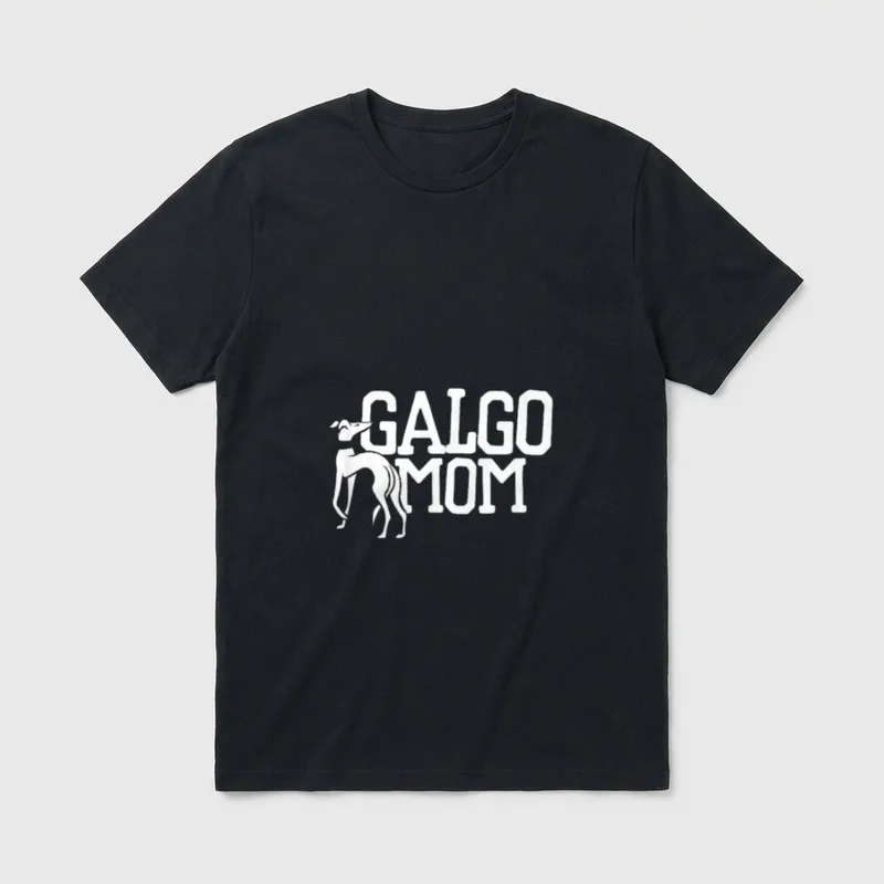 Galgo-Mammaspaßgalgos entwerfen Windhundkunst T-Shirt – Klassisches T-Shirt in Schwarz
