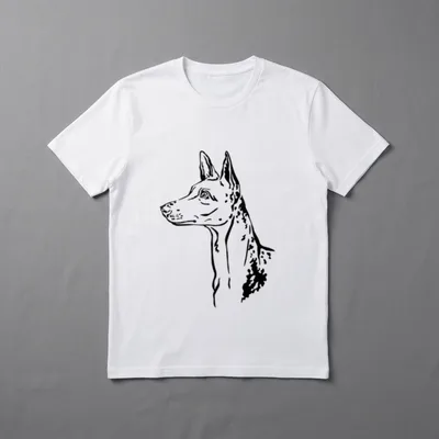 Podenco Ibicenco Hund Hundekopf T-Shirt – Klassisches T-Shirt in Schwarz