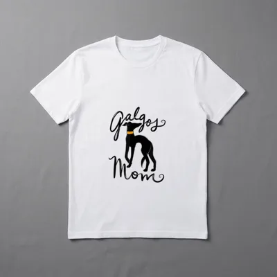 Galgos mom black galgo T-Shirt – Klassisches T-Shirt in Schwarz
