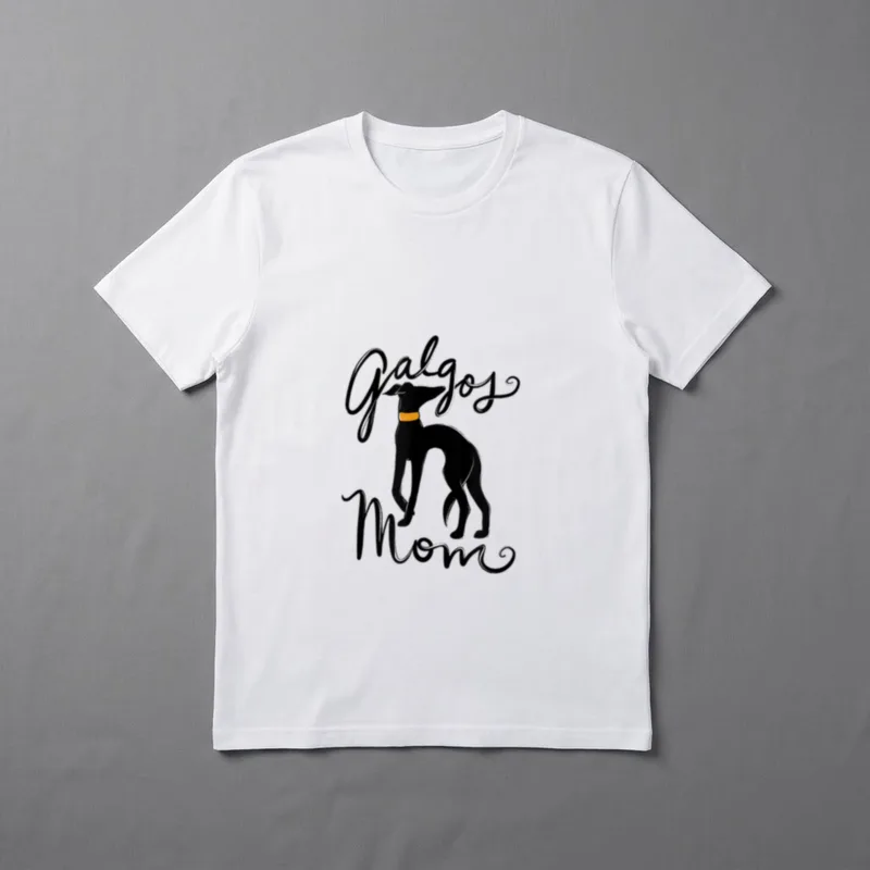 Galgos mom black galgo T-Shirt – Klassisches T-Shirt in Schwarz