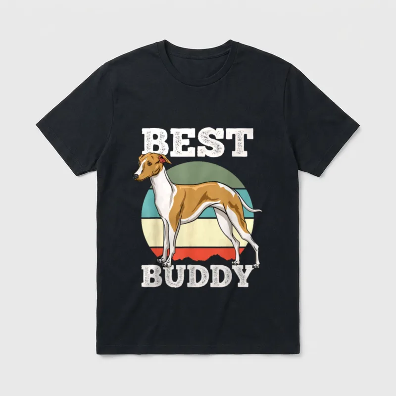 Windhund Whippet Besitzer Hundehalter T-Shirt – Klassisches T-Shirt in Schwarz
