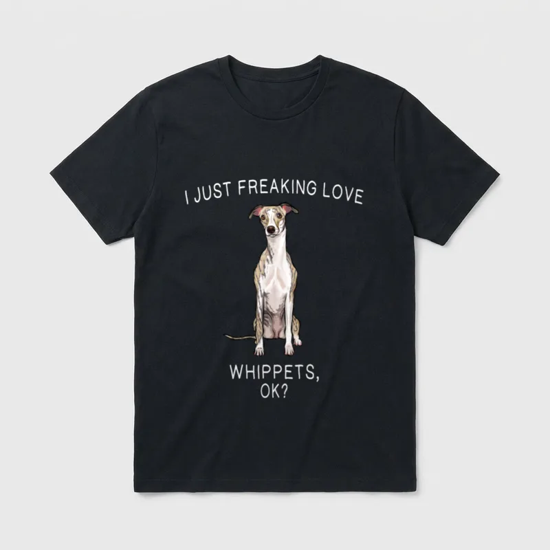 I Just Freaking Love T-Shirt – Klassisches T-Shirt in Schwarz