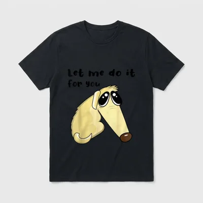 Barsoi Hund Borzoi Hund T-Shirt – Klassisches T-Shirt in Schwarz
