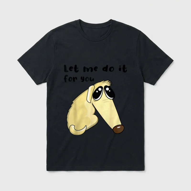 Barsoi Hund Borzoi Hund T-Shirt – Klassisches T-Shirt in Schwarz