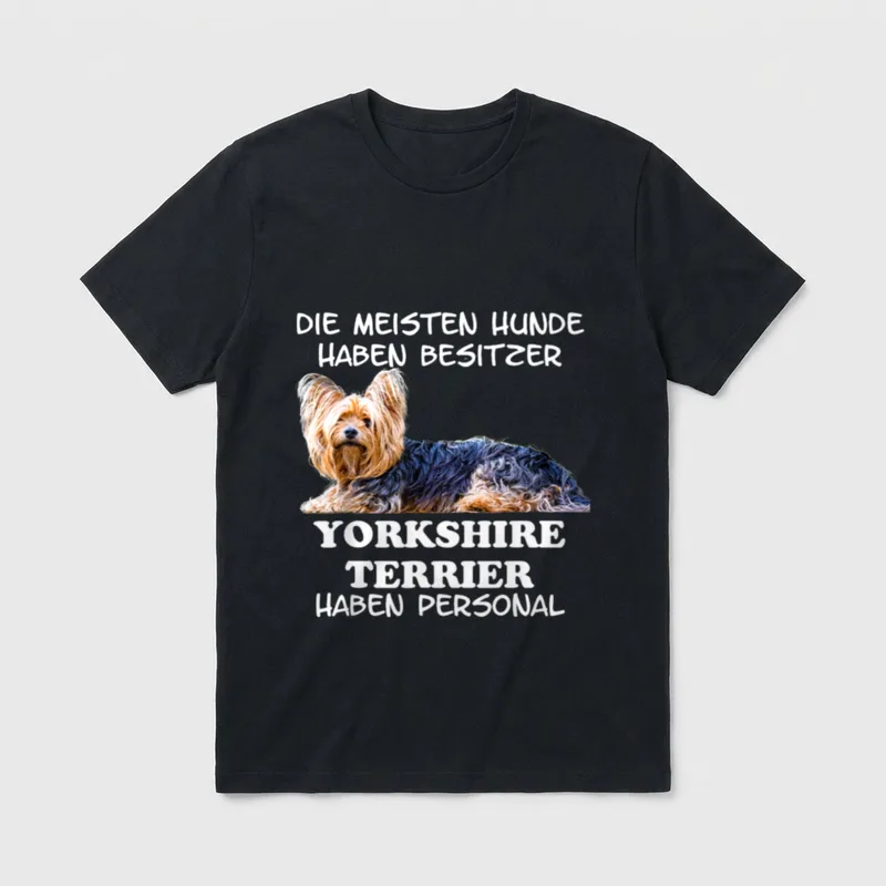 Yorkshire Terrier Personal T-Shirt – Klassisches T-Shirt in Schwarz